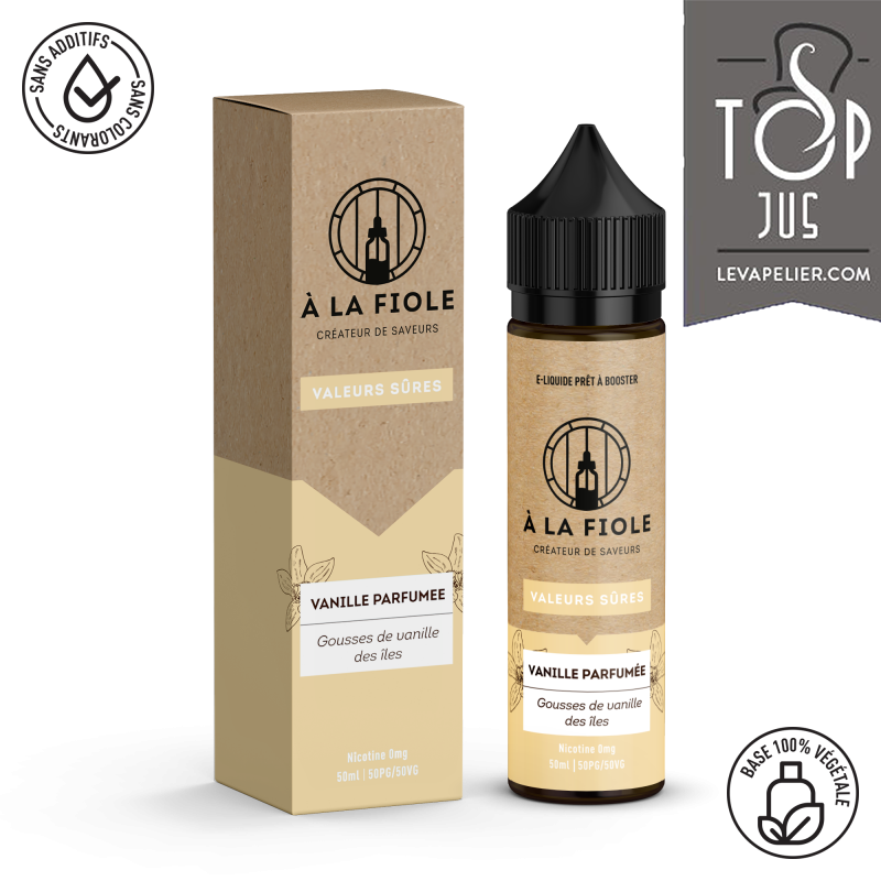 Boîte X6 - Vanille Parfumée - 50mL - A LA FIOLE - E-liquide - Valeurs Sûres